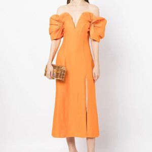 Brand New Cult Gaia Muna Dress in Papaya NWT Size 2 Never Worn